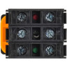 Переключатель с подсветкой на 3 положения IEK MASTER MI-SW60-20XD-4-14-3-K04 2NO красный
