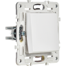 Выключатель 1-клавишный 10А IEK SKANDY SK-V01W арктический белый SK-V10-0-10-K01